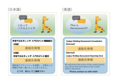 ハラスメントへの対応